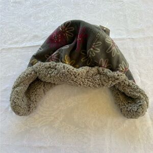 Target Gray Floral Kids Hat